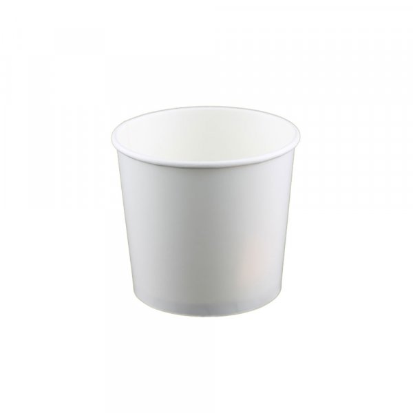 810 Stk. Becher 600 ml Hartpapier Ø 110mm M70 weiß PE